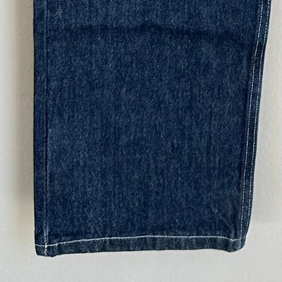 Levi's Men's Straight Denim Jeans 34x30 Silver Tab Dark Wash 90s Street Style - Picture 3 of 9